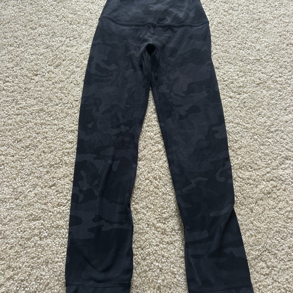 Lululemon Athletica Dark Camouflage Leggings